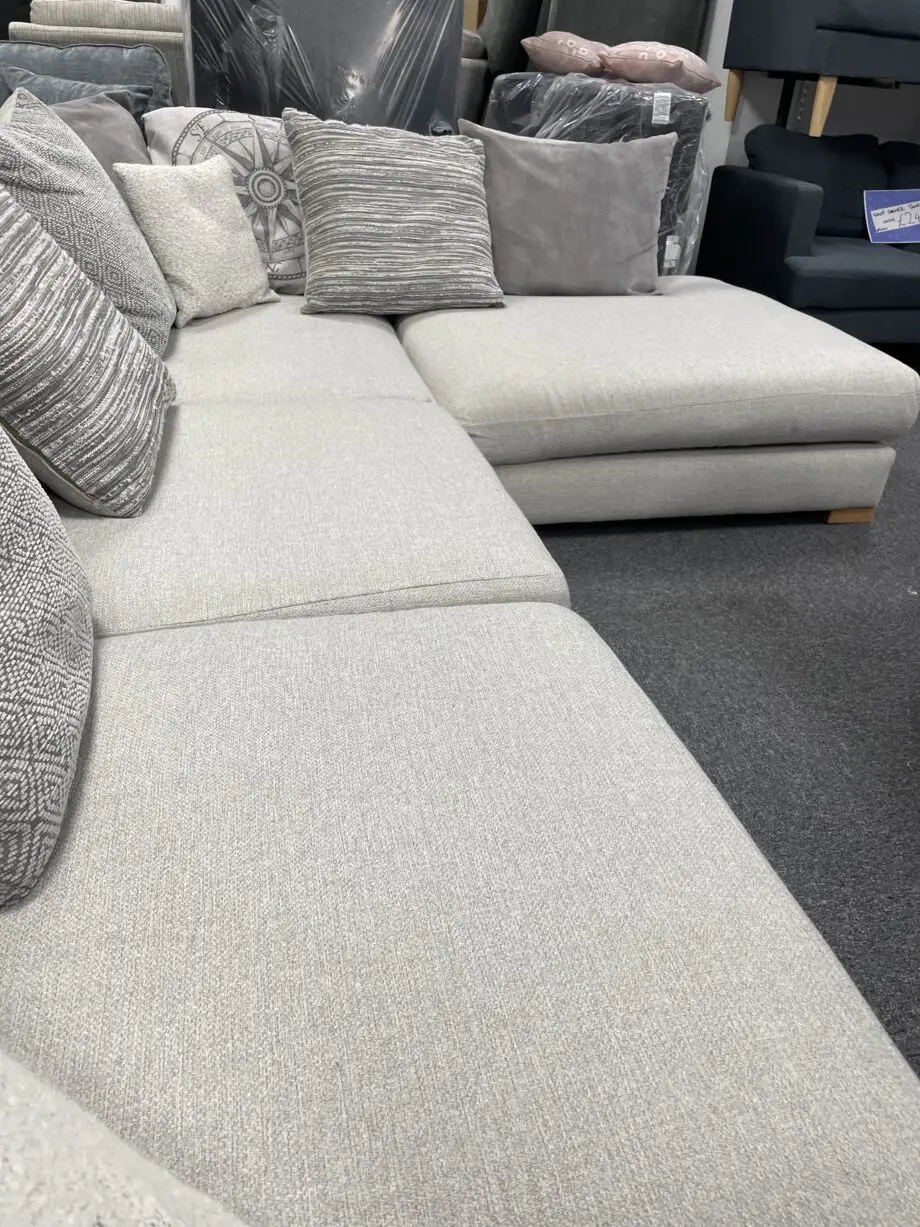 Grey L Shape Corner Sofa