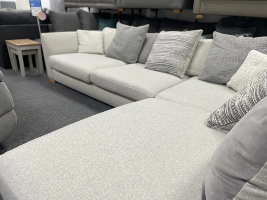 Grey L Shape Corner Sofa