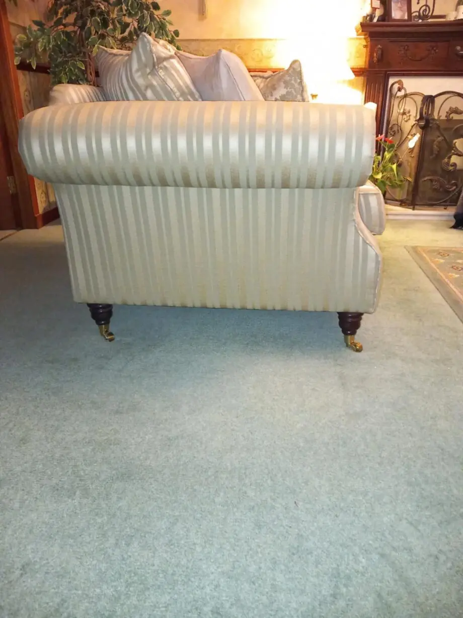 Regency style 2 seater sofa with matching cushions