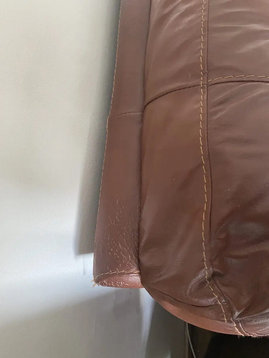 3 Seater DFS sofa (Brown) leather sofa