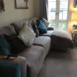 Furniture Village Chaise End Recliner Grey Sofa