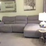Furniture Village Chaise End Recliner Grey Sofa
