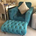 DFS Teal Armchair