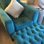DFS Teal Armchair