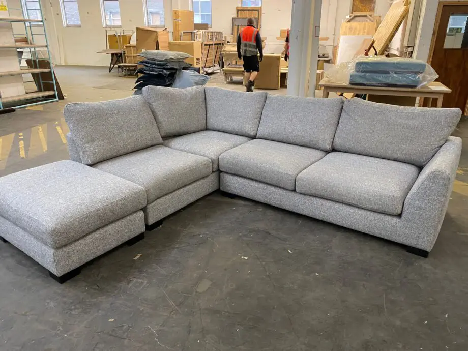 Monroe Corner Group with Footstool