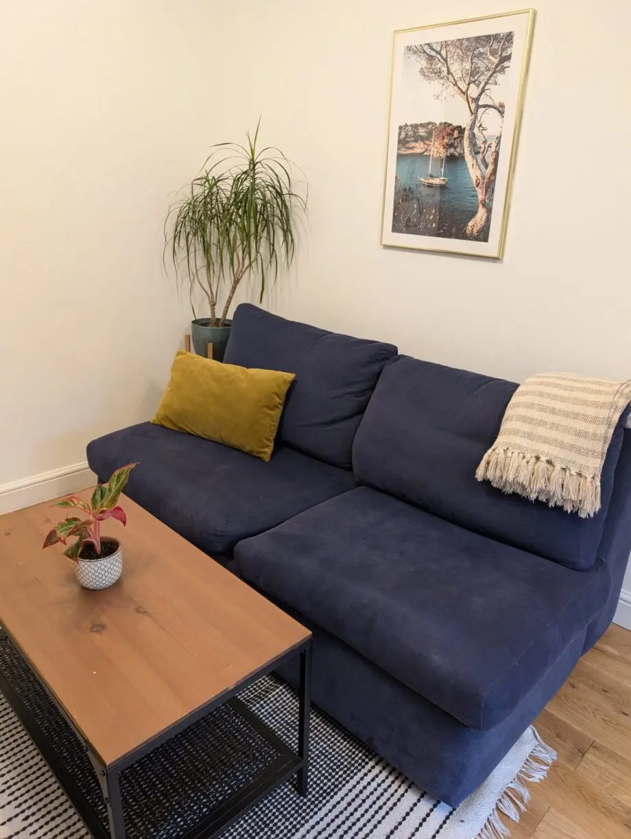 Navy Blue Loaf Chatnap Sofa Bed