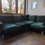 Loaf corner sofa in clever velvet