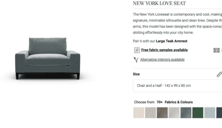 Raft love seat