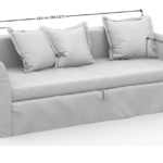 Bedsofa Holmsund Ikea 3 seater
