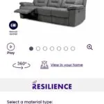 Foster 3 seater recliner sofa