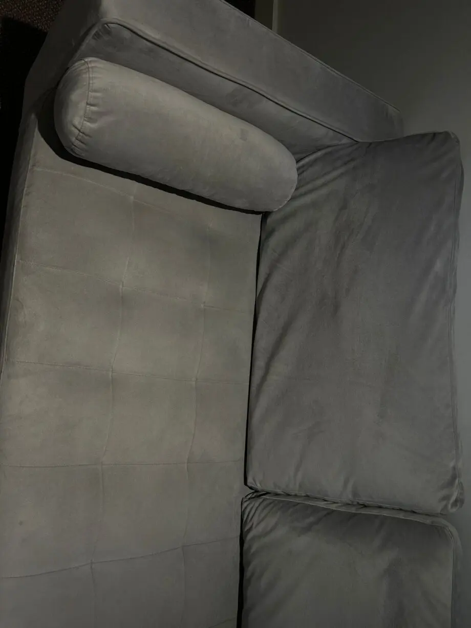 Modern Grey Velvet 2-Seater Sofa – Sofology Malia Rhodes Silver Fabric RRP £1100