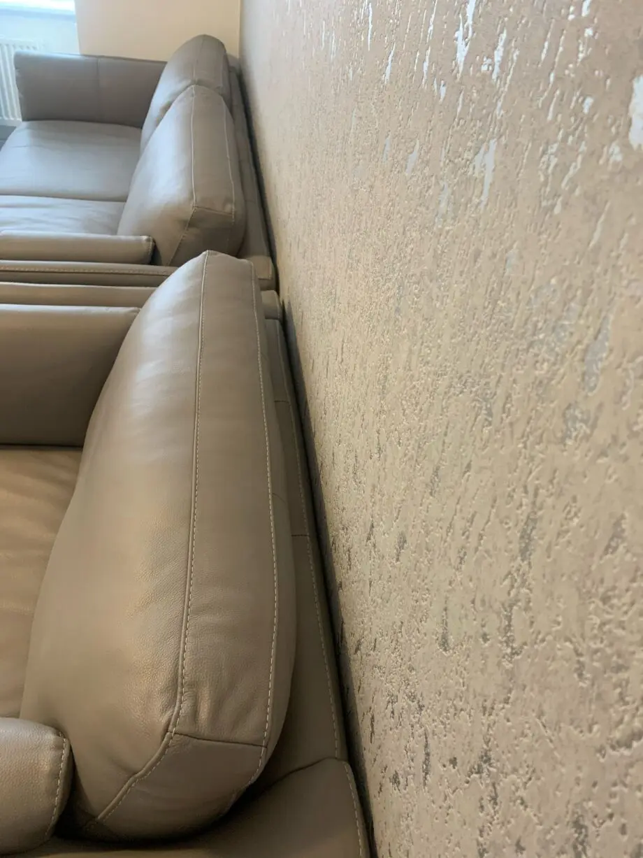 Sology Grey Leather Premium Sofa set for Sale