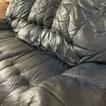3 Seater Blue Sofa - Leather Sofa