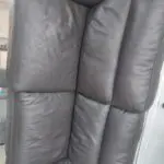 Brown recliner sofa
