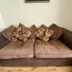 Chocolate Brown Scatter Cushion Sofa Suite (3-seater, 2-seater and armchair)