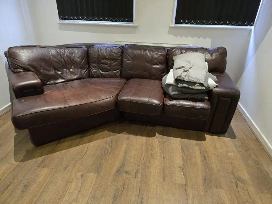 Leather sofa