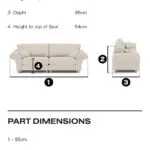 Grey sofa and arm chair set