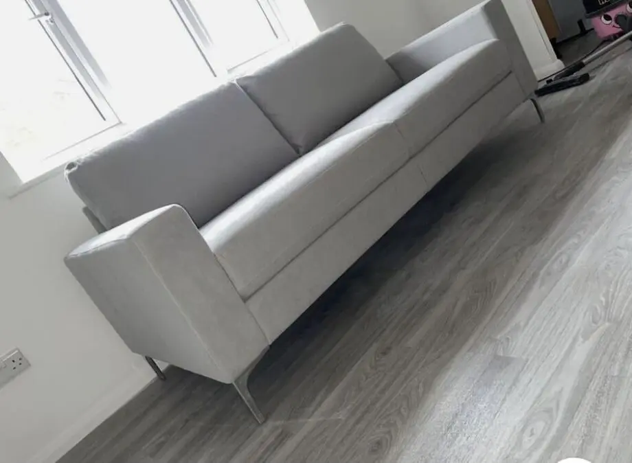 Dove grey 3 seater sofa