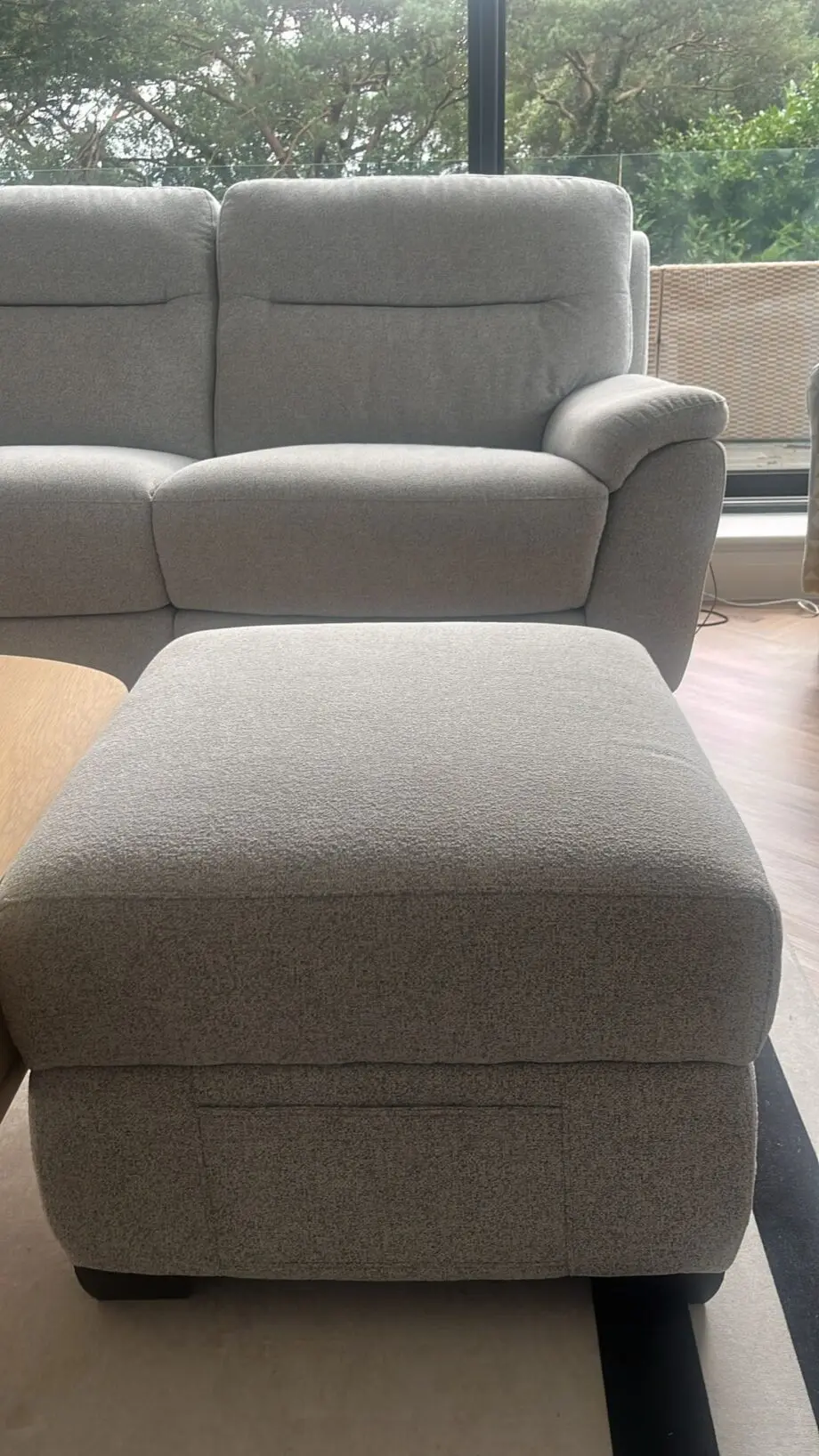 Burley DFS sofa recliner set (2 sofas and footstool)