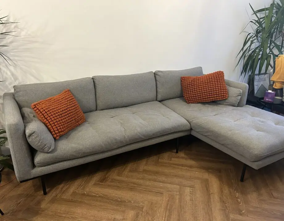Made.com chaise sofa - grey