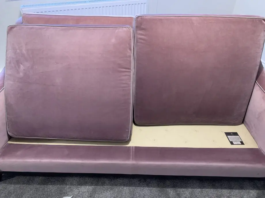 SOFA & CHAIR COMPANY PINK SOFA SPENCER