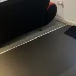 Black and red couch