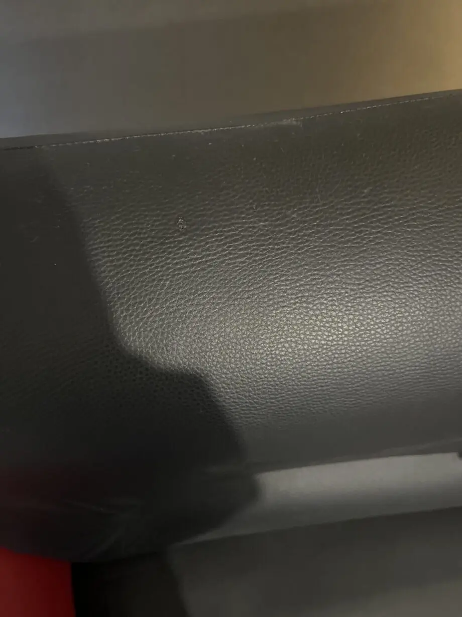Black and red couch