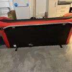Black and red couch