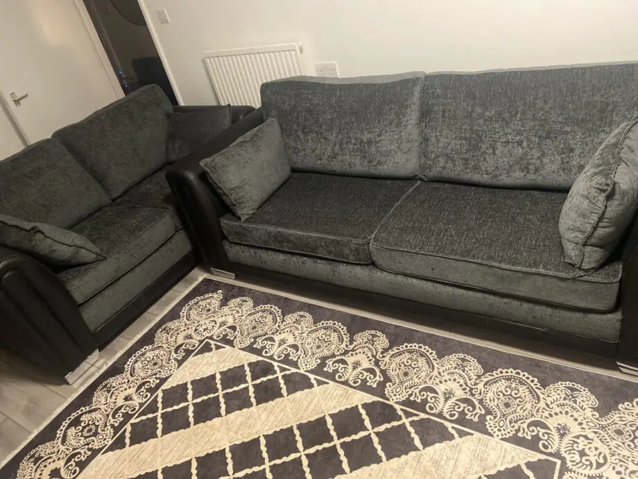 4 seater and 2 seater DFS Grey sofas