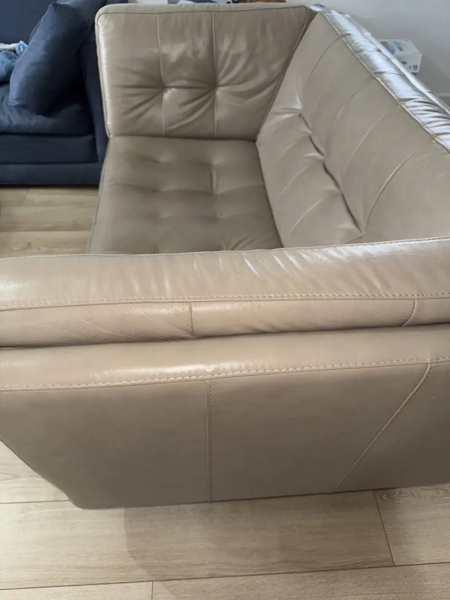 Beige 2 Seater Sofa