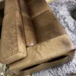 2 matching Bespoke Italian Leather Sofas