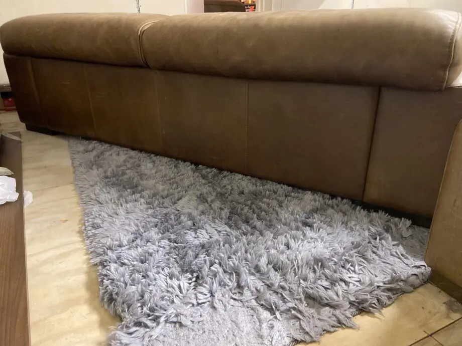 2 matching Bespoke Italian Leather Sofas