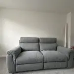 3 Seater Electric Grey Recliner