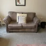 Dusky pink 3 & 2 seater sofas