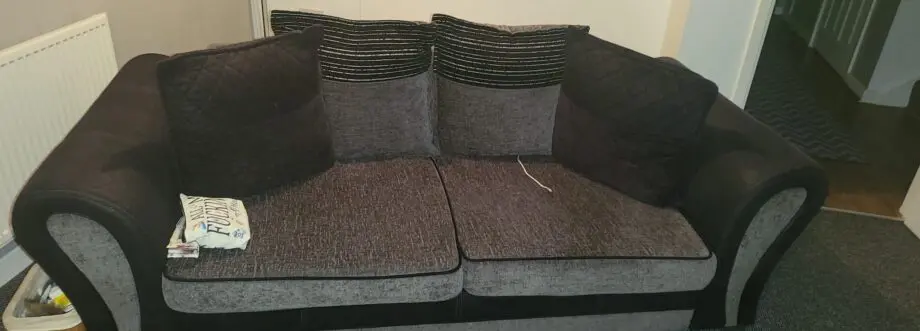 3+2 black grey sofas df