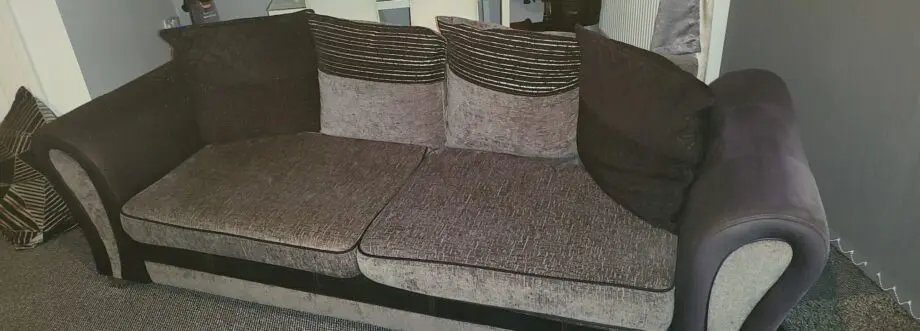 3+2 black grey sofas df