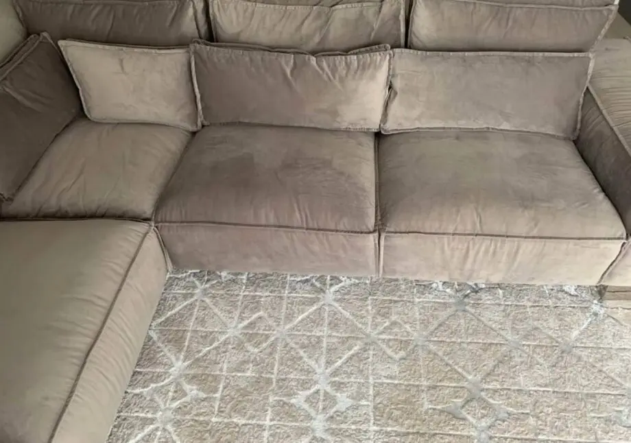 Sofa Club Grey Velvet Sloane Double Cornered Sofa