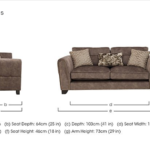 Furniture Village Ariana 3 seater sofa