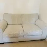 Sofology Beige Nimbus 2+3 seater sofa/sofa bed with foot stool