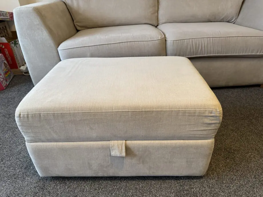 DFS Freya Set, 3 Seater Sofa, 2 Seater Sofa, Cuddle Chair & Foot Stool
