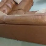 SCS Brown Leather Corner Sofa