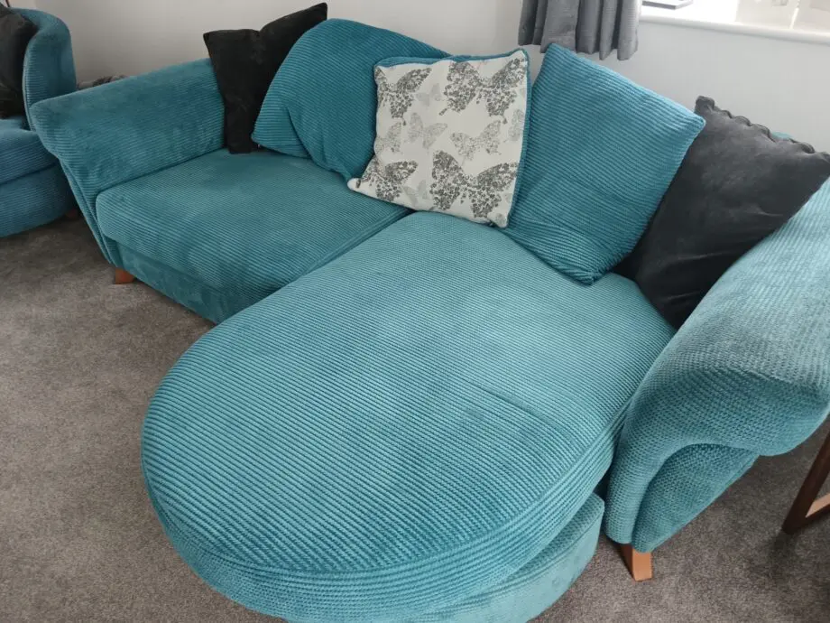 Dfs Teal Sofa Set