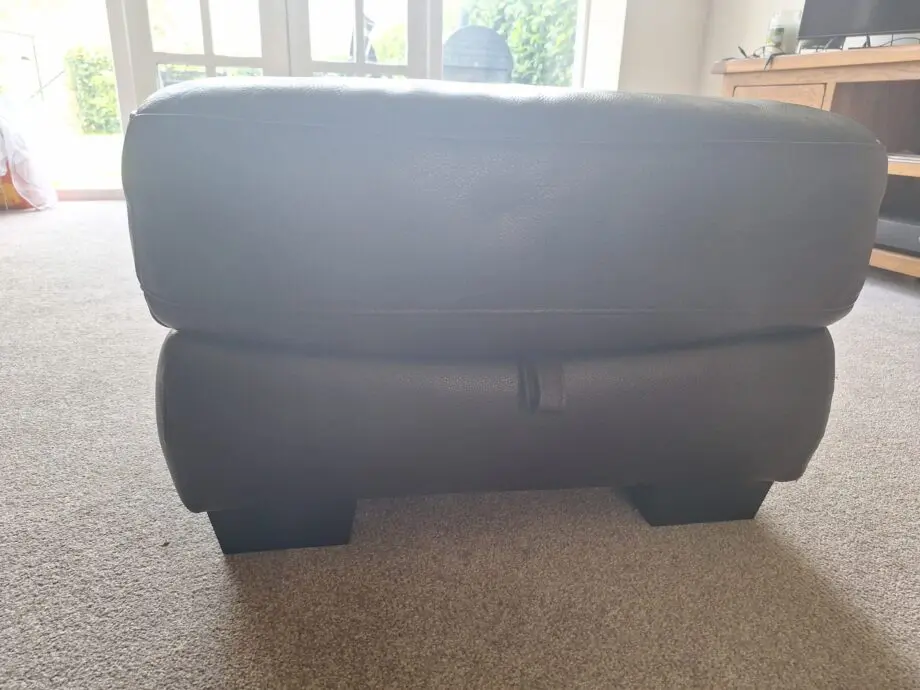 DFS Brown leather sofa set