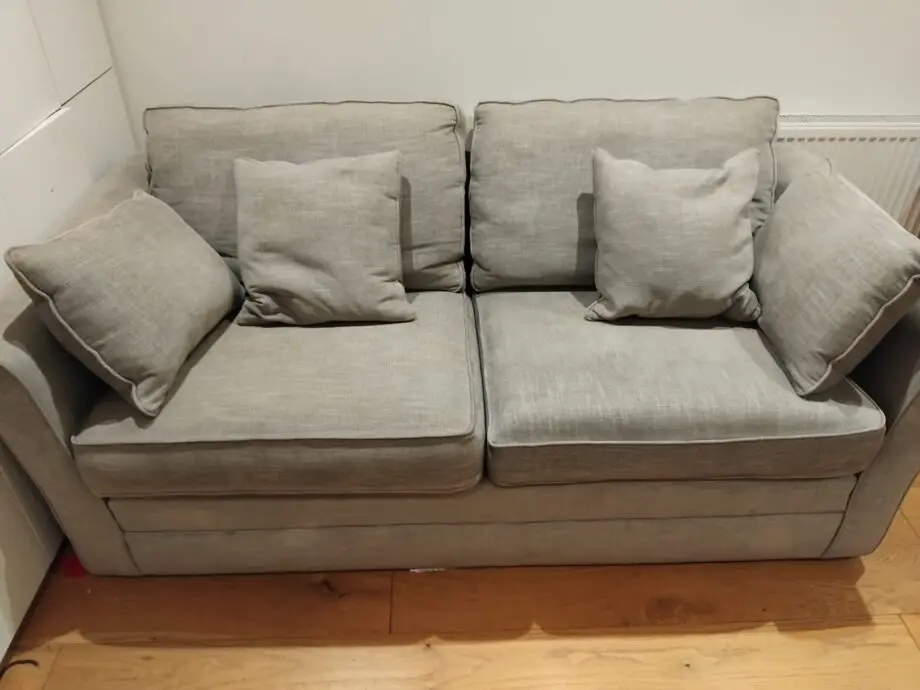 Barker and stonehouse grey 3 seater sofa