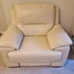 DFS Cream Manual Recliner Chair