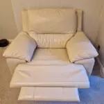 DFS Cream Manual Recliner Chair
