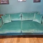Sale! *Going soon* Medium Squishmeister Sofa in Fiji Clever Velvet