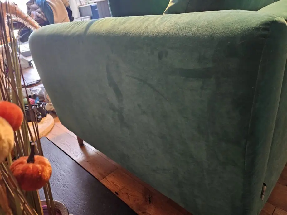 Sale! *Going soon* Medium Squishmeister Sofa in Fiji Clever Velvet