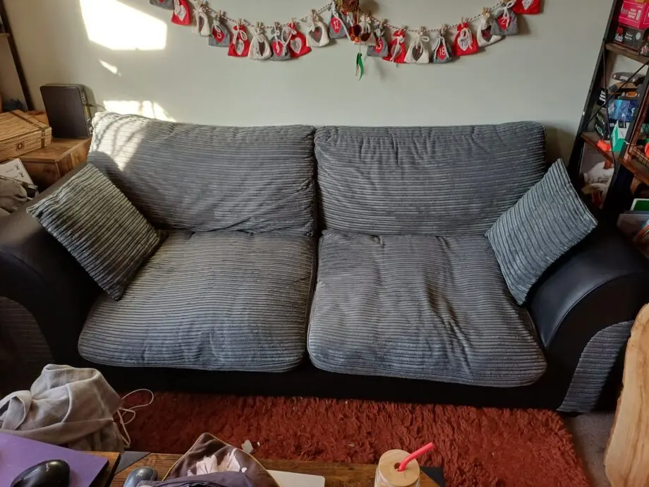 Argos Harry 3 Seater Sofa in Charcoal