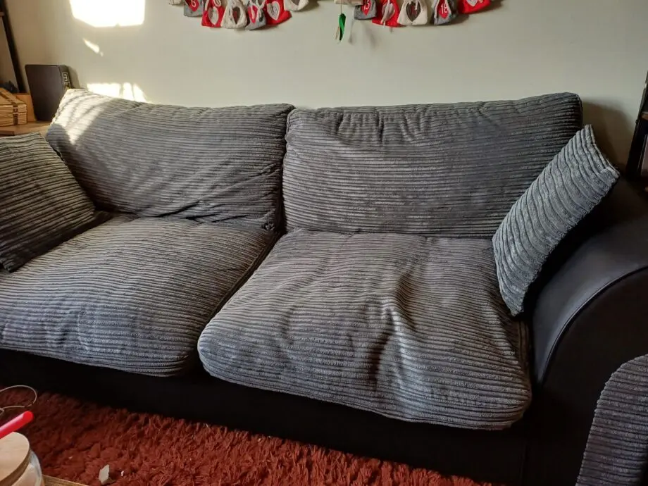 Argos Harry 3 Seater Sofa in Charcoal